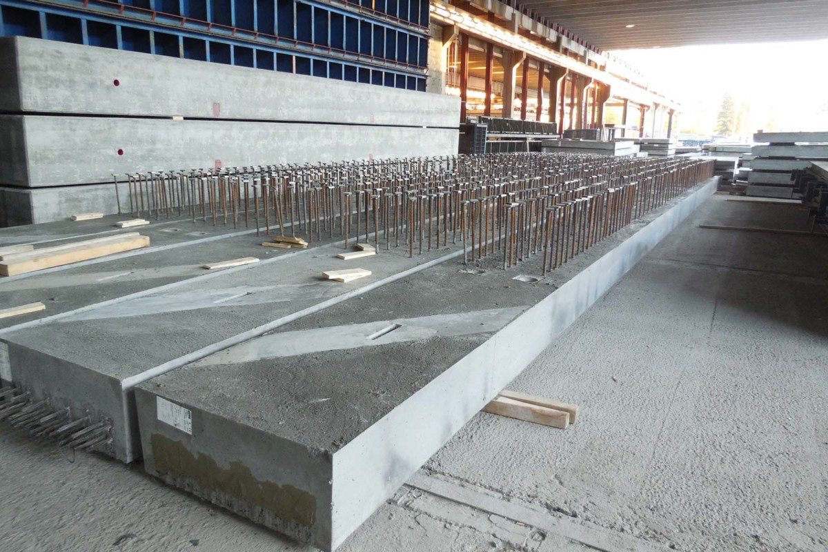 hrc-projects-prefabricated concrete slab elements with protruding hrc-T-headed bars