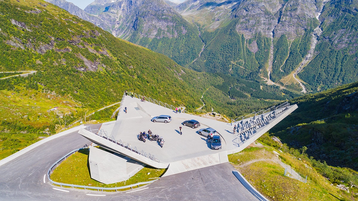 viewpoint "Utsikten" Gaularfjell, Norway