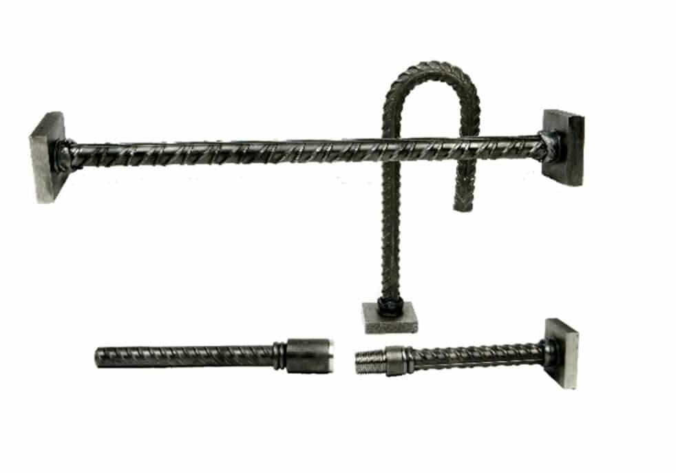 HRC products combining T-heads, couplers and hook